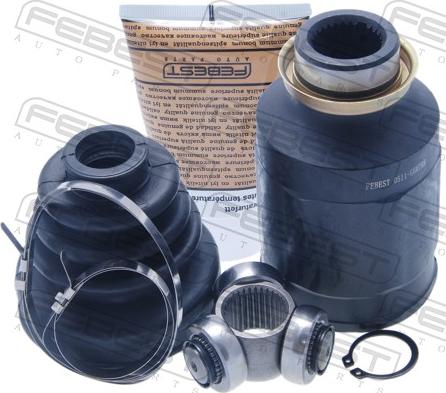 Febest 0511-GHMTRH - Шарнірний комплект, ШРУС, приводний вал autocars.com.ua