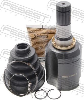 Febest 0511-MPVLH - Шарнірний комплект, ШРУС, приводний вал autocars.com.ua