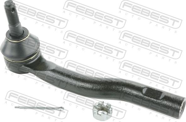 Febest 0521-GJRH - Наконечник рульової тяги, кульовий шарнір autocars.com.ua