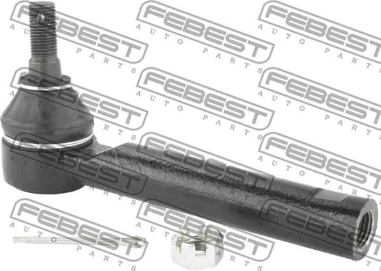 Febest 0521-KF - Наконечник рульової тяги, кульовий шарнір autocars.com.ua