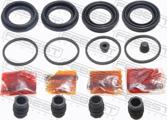 Febest 0575-BT50F - Ремкомплект, гальмівний супорт autocars.com.ua