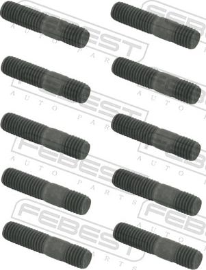 Febest 0598-CX7-PCS10 - Болт, випускний колектор autocars.com.ua