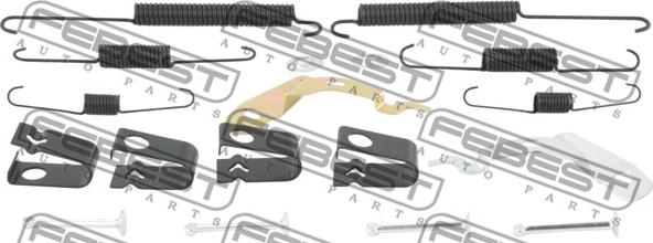 Febest 0704-JB627R-KIT - Комплектуючі, гальмівна система autocars.com.ua