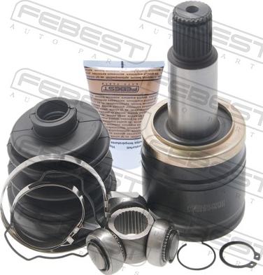 Febest 0711-GVSQRH - Шарнірний комплект, ШРУС, приводний вал autocars.com.ua