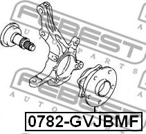 Febest 0782-GVJBMF - Маточина колеса autocars.com.ua