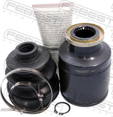Febest 0811-1001 - Шарнірний комплект, ШРУС, приводний вал autocars.com.ua