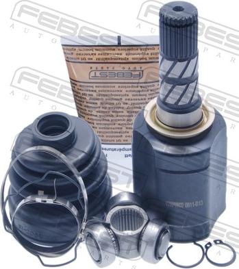 Febest 0811-B13 - Шарнірний комплект, ШРУС, приводний вал autocars.com.ua