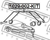 Febest 1029-002-KIT - Болт регулировки развала колёс avtokuzovplus.com.ua