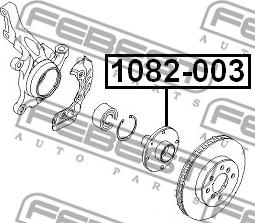 Febest 1082-003 - Маточина колеса autocars.com.ua