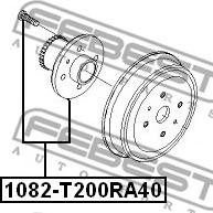 FEBEST 1082-T200RA40 - Ступица колеса, поворотный кулак avtokuzovplus.com.ua