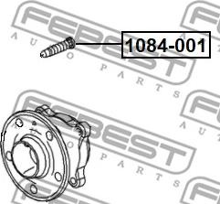 Febest 1084-001 - Болт крепления колеса avtokuzovplus.com.ua