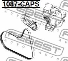 LEX 1000608127 - Паразитний / провідний ролик, поліклиновий ремінь autocars.com.ua