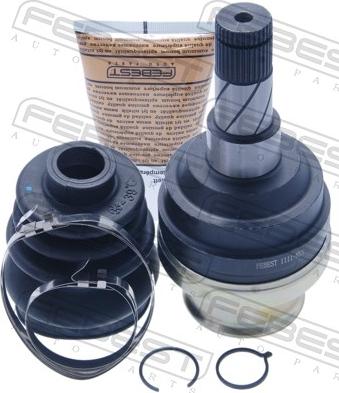 Febest 1111-NEX - Шарнірний комплект, ШРУС, приводний вал autocars.com.ua