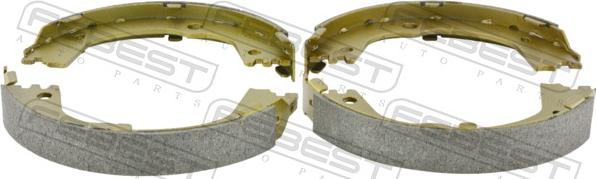 Febest 1202SFER - Гальмівні колодки autocars.com.ua