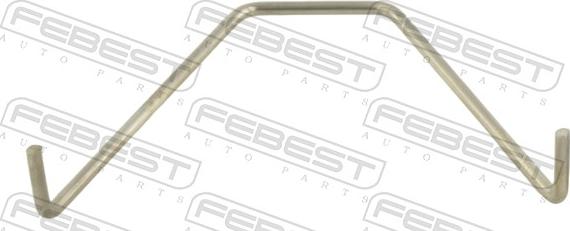 Febest 1203-001R - Пружина, колодки дискового гальма autocars.com.ua