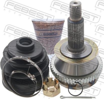 Febest 1210-SFCLRRA52 - Шарнірний комплект, ШРУС, приводний вал autocars.com.ua