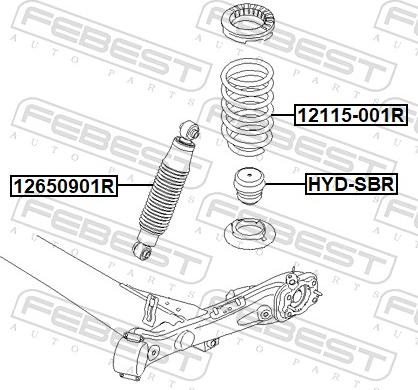 Febest 12115-001R - Пружина ходовой части autodnr.net