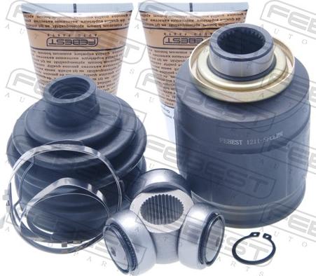 Febest 1211-SFCLRH - Шарнірний комплект, ШРУС, приводний вал autocars.com.ua