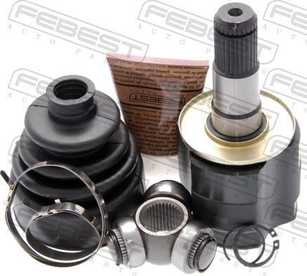 Febest 1211-TERLH - Шарнірний комплект, ШРУС, приводний вал autocars.com.ua