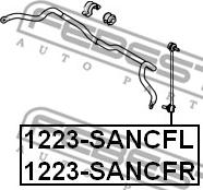 Febest 1223-SANCFR - Тяга / стойка, стабилизатор avtokuzovplus.com.ua