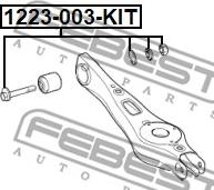 Febest 1229-003-KIT - Болт регулировки развала колёс avtokuzovplus.com.ua