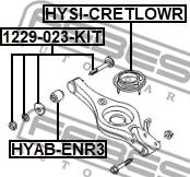 Febest 1229-023-KIT - Болт регулировки развала колёс avtokuzovplus.com.ua