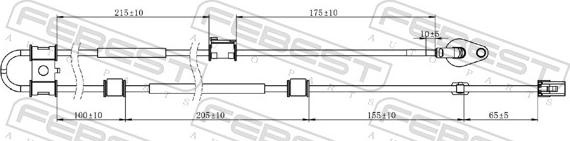 Febest 12606-011 - Датчик ABS, частота обертання колеса autocars.com.ua