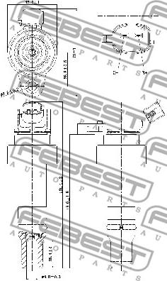 Febest 12640-009 - Катушка зажигания avtokuzovplus.com.ua