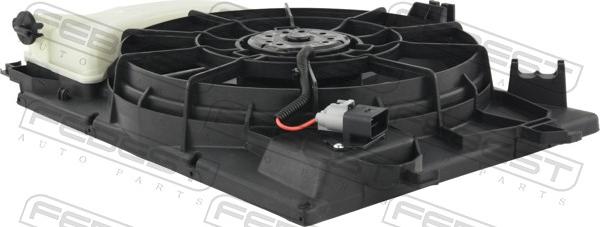 Febest 12650-001 - Вентилятор, охолодження двигуна autocars.com.ua