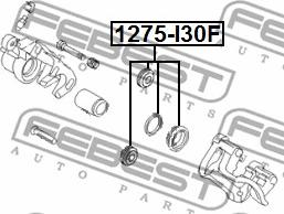 Febest 1275-I30F - Ремкомплект, тормозной суппорт avtokuzovplus.com.ua