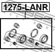 Febest 1275-LANR - Елементи гальмівного супорта autocars.com.ua