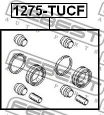 Febest 1275-TUCF - Елементи гальмівного супорта autocars.com.ua
