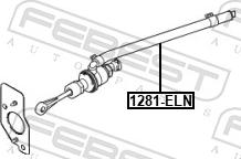 Febest 1281-ELN - Главный цилиндр, система сцепления avtokuzovplus.com.ua