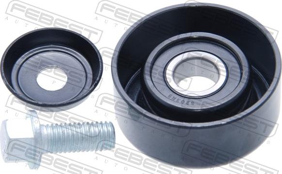 Febest 1287-TM10 - Паразитний / провідний ролик, поліклиновий ремінь autocars.com.ua