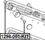 Febest 1298-001-KIT - Болт регулювання розвалу коліс autocars.com.ua