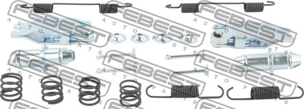 Febest 1404-RODIIR-KIT - Комплектуючі, гальмівна система autocars.com.ua