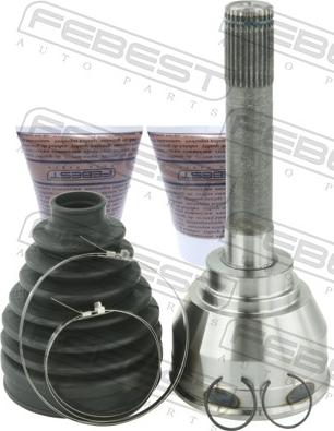 Febest 1410-KOR - Шарнірний комплект, ШРУС, приводний вал autocars.com.ua