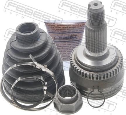 Febest 1410-NACTRA48 - Шарнірний комплект, ШРУС, приводний вал autocars.com.ua