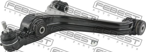 Febest 1424-REXFLL - Важіль незалежної підвіски колеса autocars.com.ua