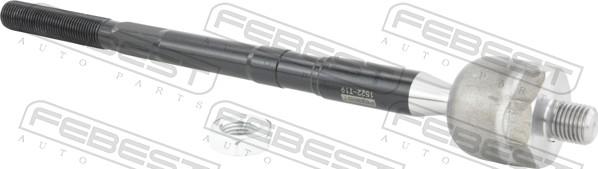 Febest 1522-T19 - Осьовий шарнір, рульова тяга autocars.com.ua