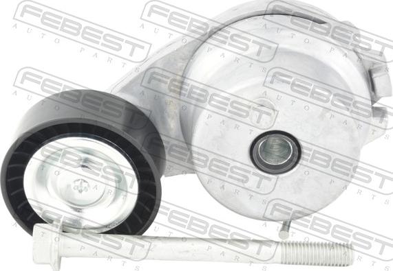 Febest 1590-E4T15C - Натягувач ременя, клинові зуб. autocars.com.ua