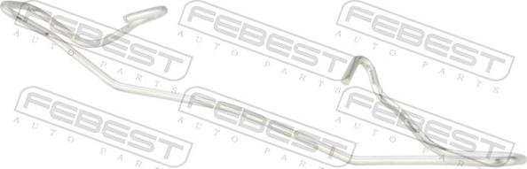 Febest 1603-001 - Пружина, колодки дискового гальма autocars.com.ua