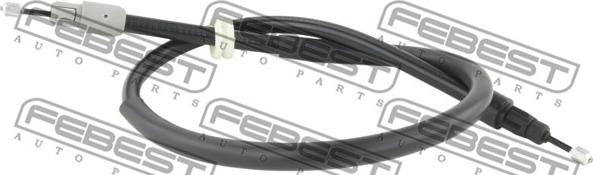 Febest 16100-164R - Тросик, cтояночный тормоз avtokuzovplus.com.ua