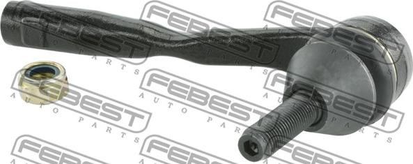 Febest 1621-166 - Наконечник рульової тяги, кульовий шарнір autocars.com.ua