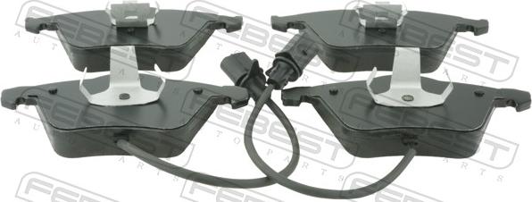 Febest 1701-8E2F - Гальмівні колодки, дискові гальма autocars.com.ua