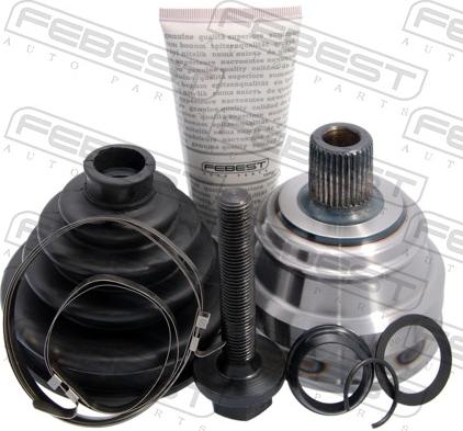 Febest 1710-004 - Шарнірний комплект, ШРУС, приводний вал autocars.com.ua