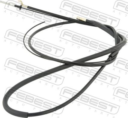 Febest 17101-A8D2 - Тросик замка капота autocars.com.ua