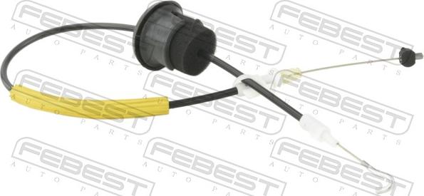 Febest 17104-Q58RF - Трос, замок дверей autocars.com.ua