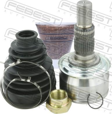 Febest 1810-ASJ14AT - Шарнірний комплект, ШРУС, приводний вал autocars.com.ua