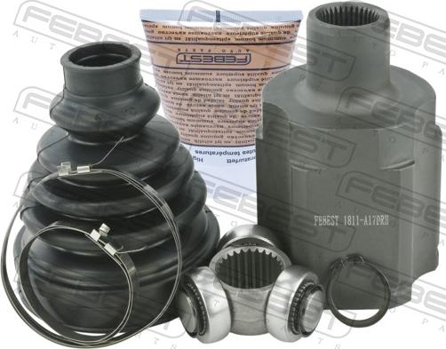 Febest 1811-A17DRH - Шарнірний комплект, ШРУС, приводний вал autocars.com.ua
